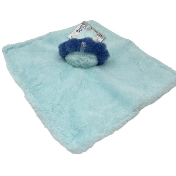 Parents Choice Triceratops Dinosaur Lovey Plush Blue Security Blanket Buddy NEW - Picture 5 of 10